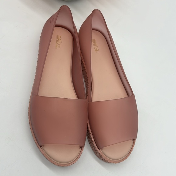 Melissa Puzzle Pink Peep Toe Platform Gel Sandals EU Size 39 MCS6371C - Picture 2 of 10